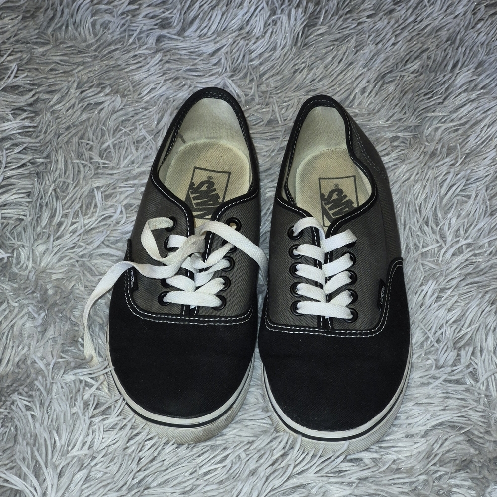 Vans Black and Gray Women's Sneakers